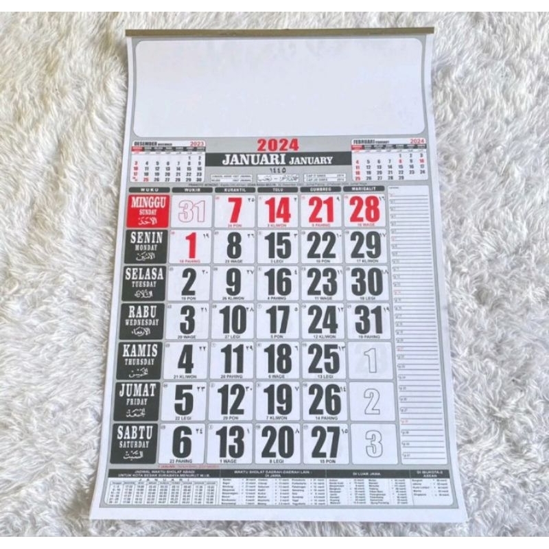 

Kalender 2024 Polos Berkualitas dan murah