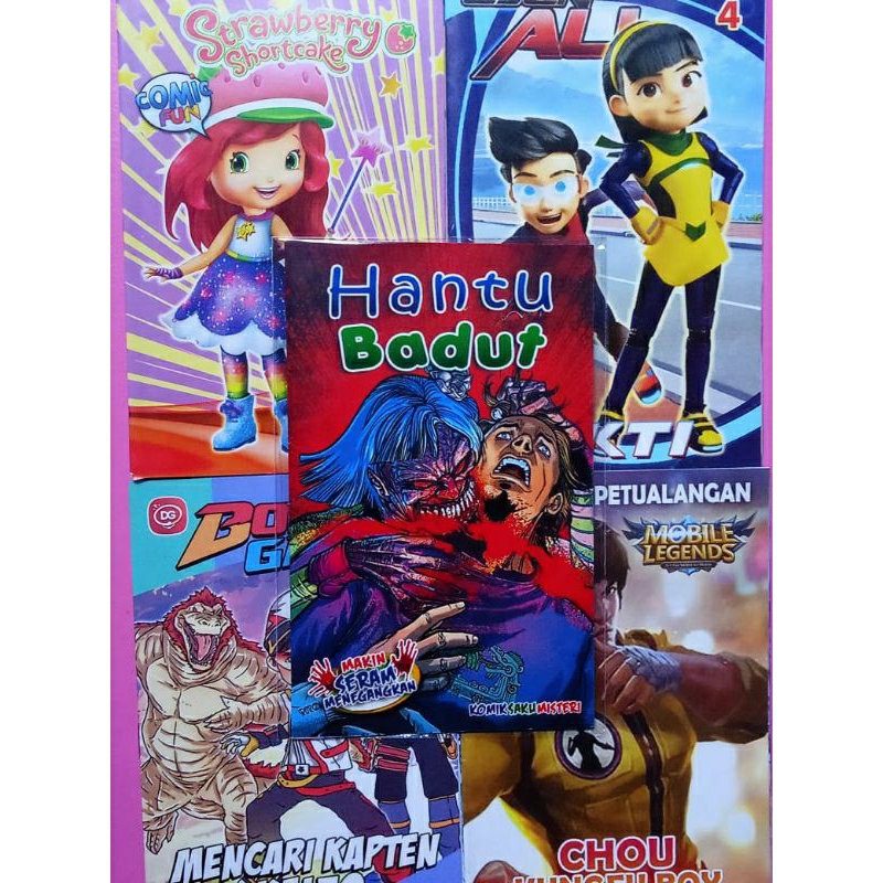 Buku Komik Buku cerita Anak Rentengan isi 10