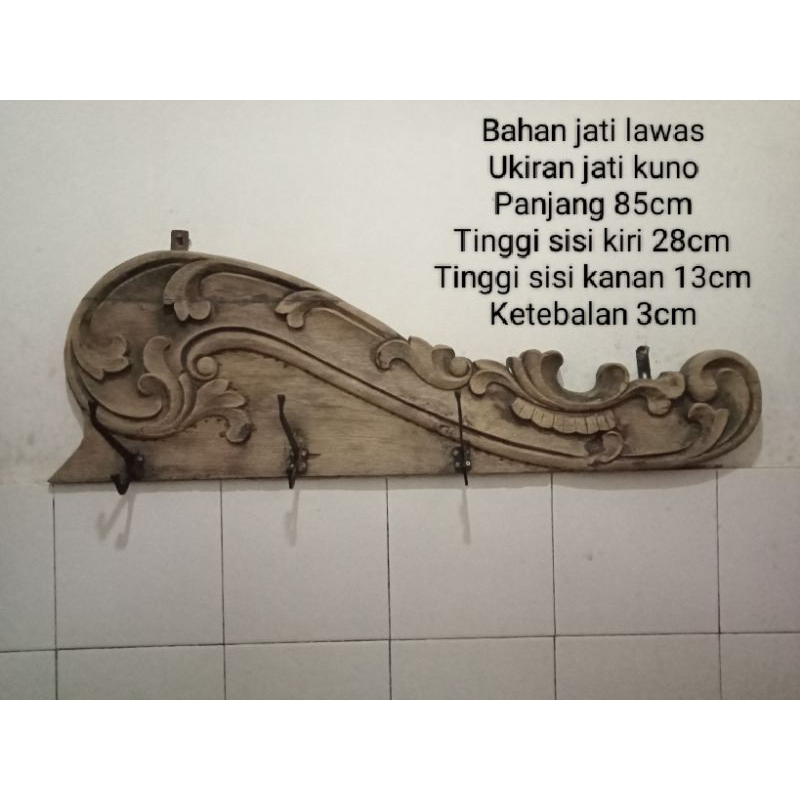 kapstok/gantungan baju/kapstok kayu jati/dekorasi/lawasan/jadul/antik/kuno