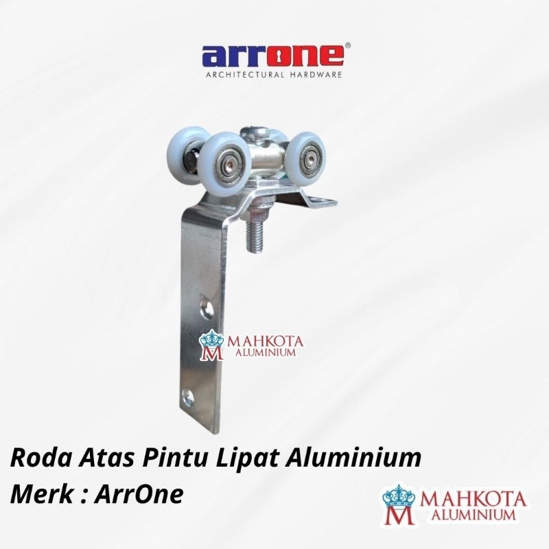 Roda Atas Pintu Lipat Aluminium