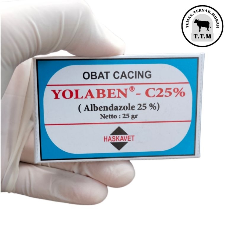 Obat cacing sapi-obat cacing YOLABEN - Obat cacing sapi, kambing, domba - YOLABEN C 25%