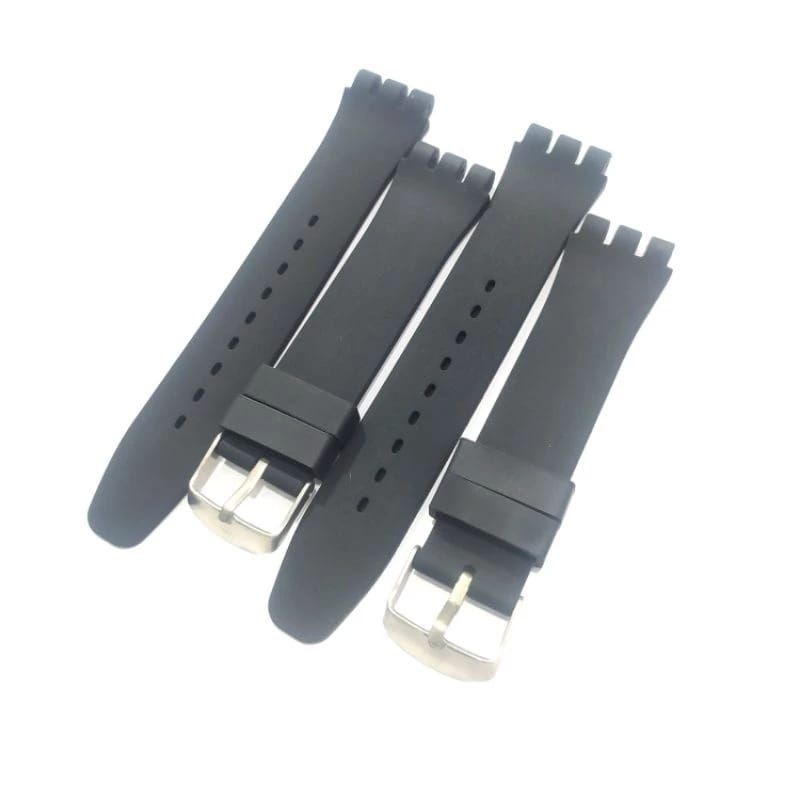 Strap Rubber Swatch 19mm Hitam