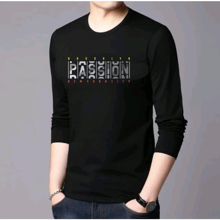 Promo Sweater Keren Kaos Pria Distro Passion Sweatshirt Crewneck Cowok Trendy Sweter Remaja Dewasa