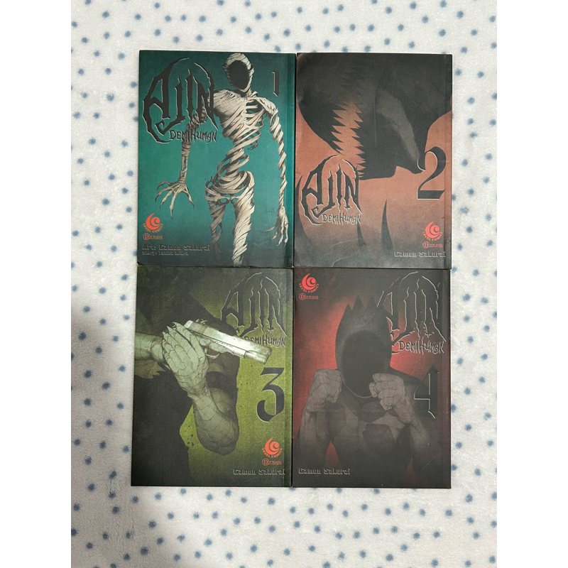komik ajin vol 1-4 bekas preloved