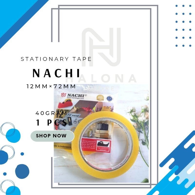 

[1 PCS] NACHI Stationary Tape 12mm×72cm