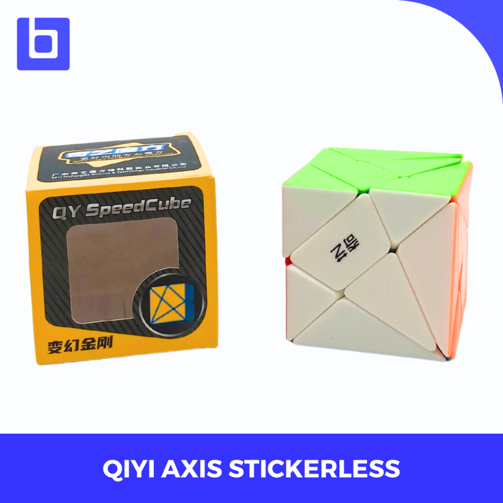 Cube 3x3 - Qiyi Axis Cube - QiYi Axis Cube - Axis Cube MofangGe - Axis Cube Stickerless - Axis Cube