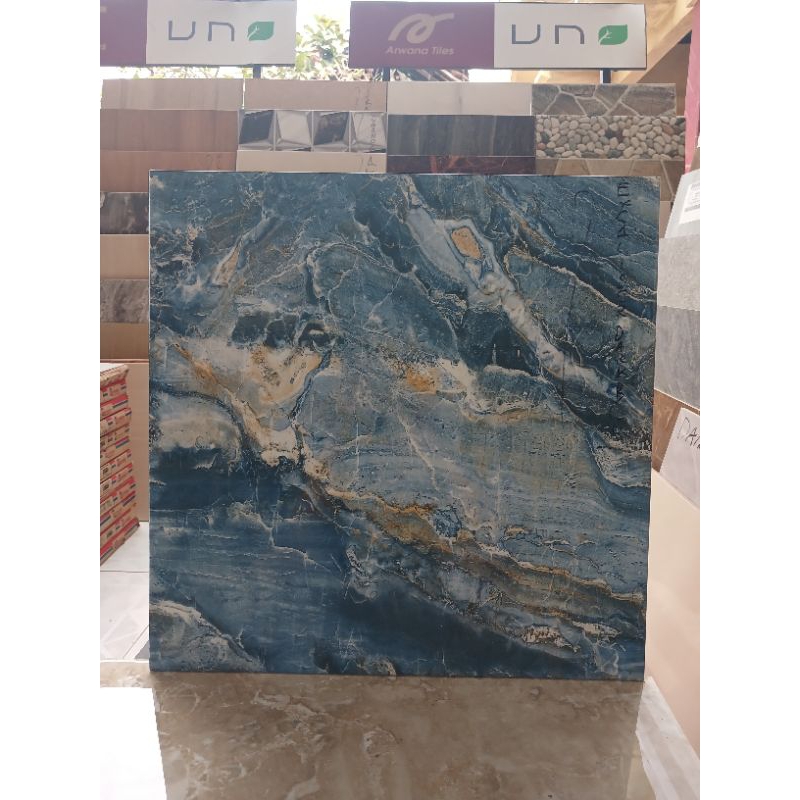 Keramik Lantai 50x50 Uno Warna Biru
