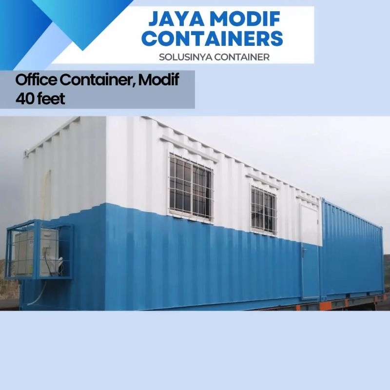 Container Office 40 Feet (Jual/Sewa/Modif) - 40/20Feet Office Kantor Mess Dry Kosongan Tandem Modifi