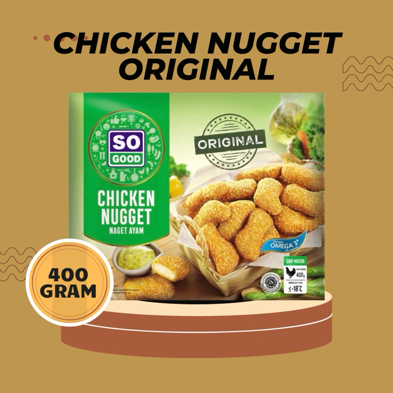 

So Good - Nugget Original 400Gr (BISA KIRIM LUAR KOTA)