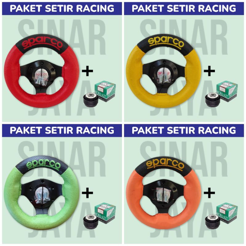 PAKET SETIR RACING/SETIR MOBIL RACING/SETIR 8 INCH + BOSSKIT