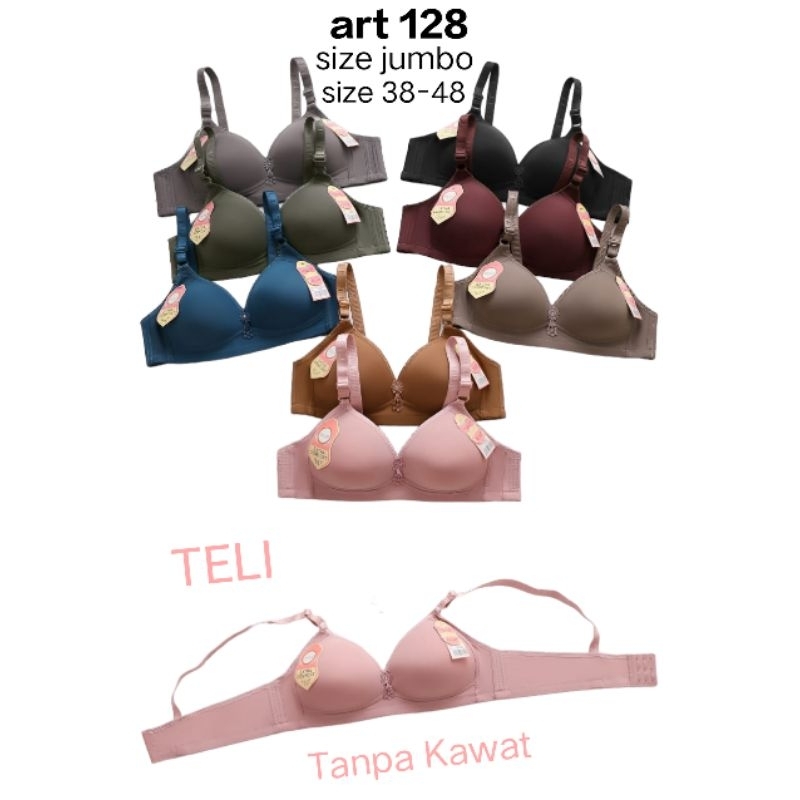 BH Teli 128 cup besar /BH jumbo /BH wanita dewasa