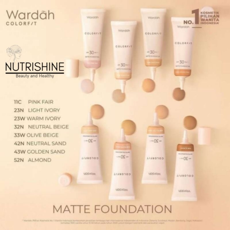 Wardah - Colorfit Matte Foundation