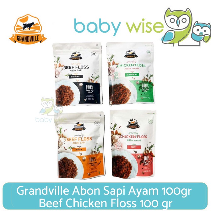 

COD Grandville Abon Sapi Original 100gr / Abon Anak No MSG Halal Mpasi BB Booster MPASI Bayi Penambah Berat Badan qhd0b