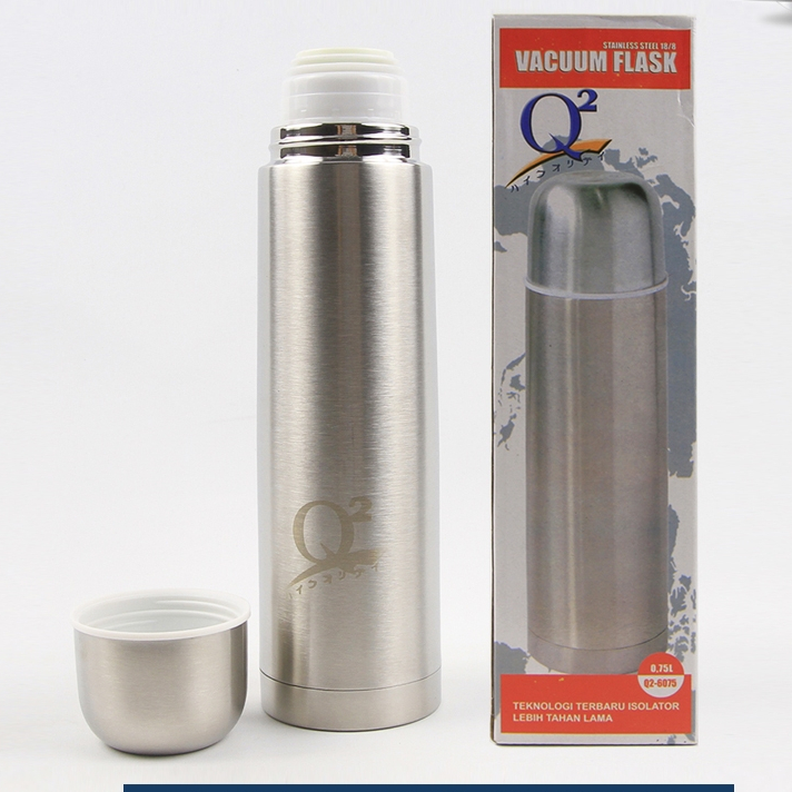 [BIYOO MART] Q2 6075 THERMOS STAINLES THERMOS AIR PANAS THERMOS ES Q26075