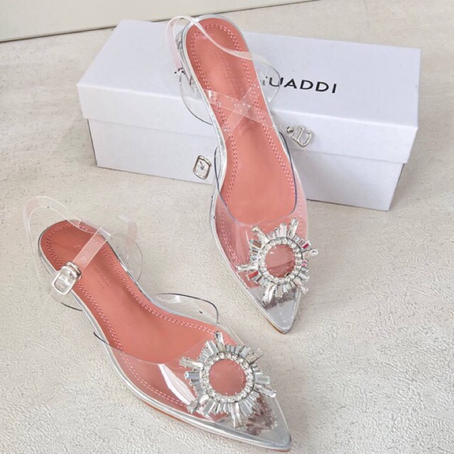 Sepatu Amina Muaddi / Heels Amina Muaddi / Flat shoes / Sepatu Wanita