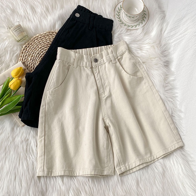 Jeans Women New Arrival 2023 ||Hot Pants High Waist Jeans ||Wanita Celana Pendek Jeans Wanita Korea 