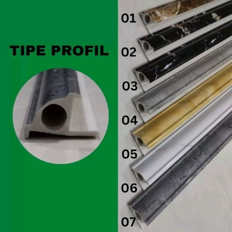 kuku macan pvc tile trim bon bon corner kuku macan granit dan keramik