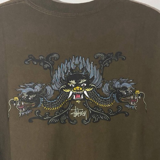 stussy dragon vintage tees kaos stussy vtg