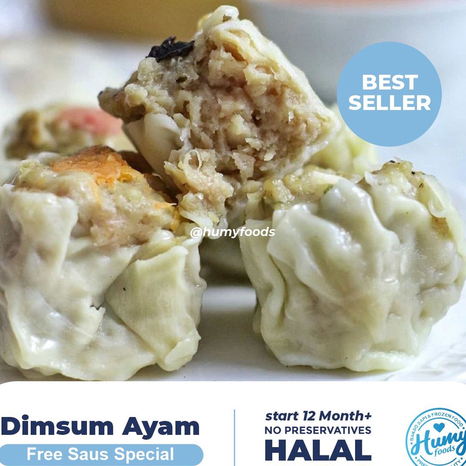 

NJLR9695 COD DIMSUM AYAM PREMIUM FREE SAUS (ISI 10) Halal Tanpa Pengawet