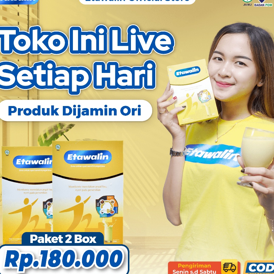 

JCRW4248 PALING AMPUH>>> Etawalin Susu Kambing Etawa Solusi Asam Urat Dan Nyeri Sendi Official 2 Box