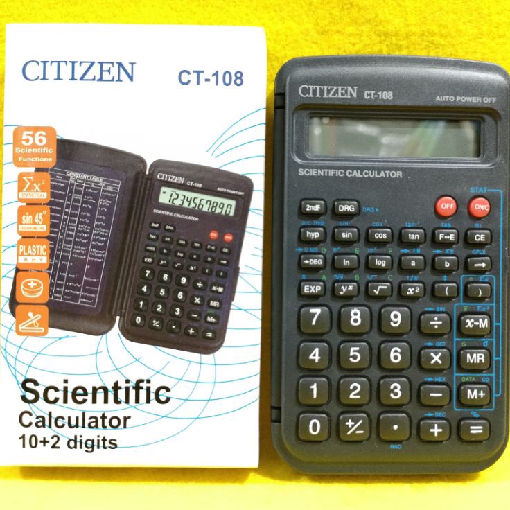 

Kalkulator Citizen Scientific Ilmiah CT 108