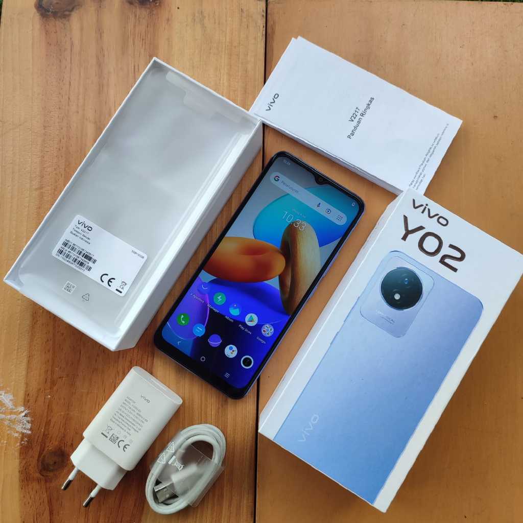 VIVO Y02 SECOND 3/32GB HANDPHONE SECOND HP SEKEN HP BEKAS HP MURAH