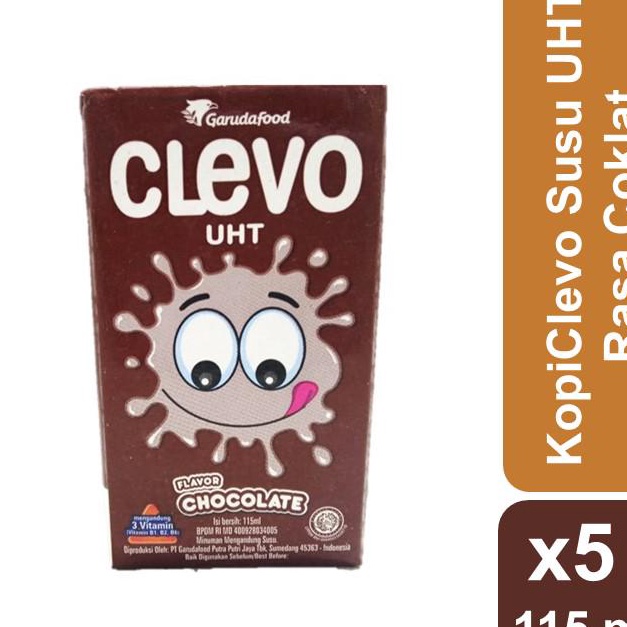 

RLGP5101 (V44859) Clevo Susu UHT Rasa Coklat 115 ml x 5 pcs