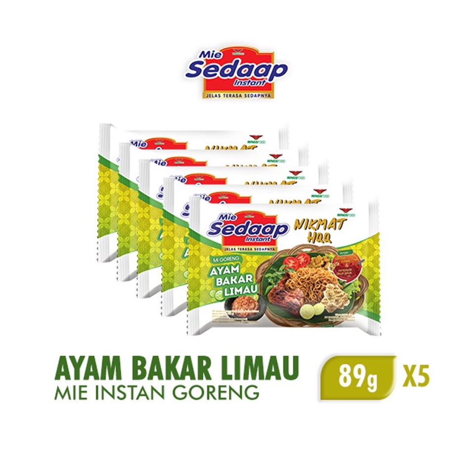 

PBWG1491 PALING AMPUH>>> Sedaap Mie Instan Ayam Bakar Limau Bag 89 gr x5