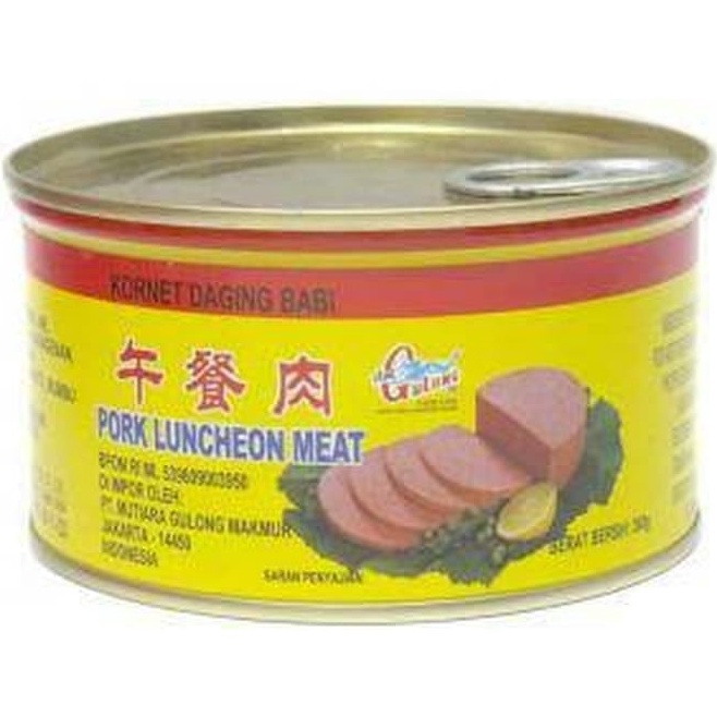 

SYXL9018 Free Ongkir Daging Babi Kaleng Maling gulong Canned Pork Luncheon Meat 397gr