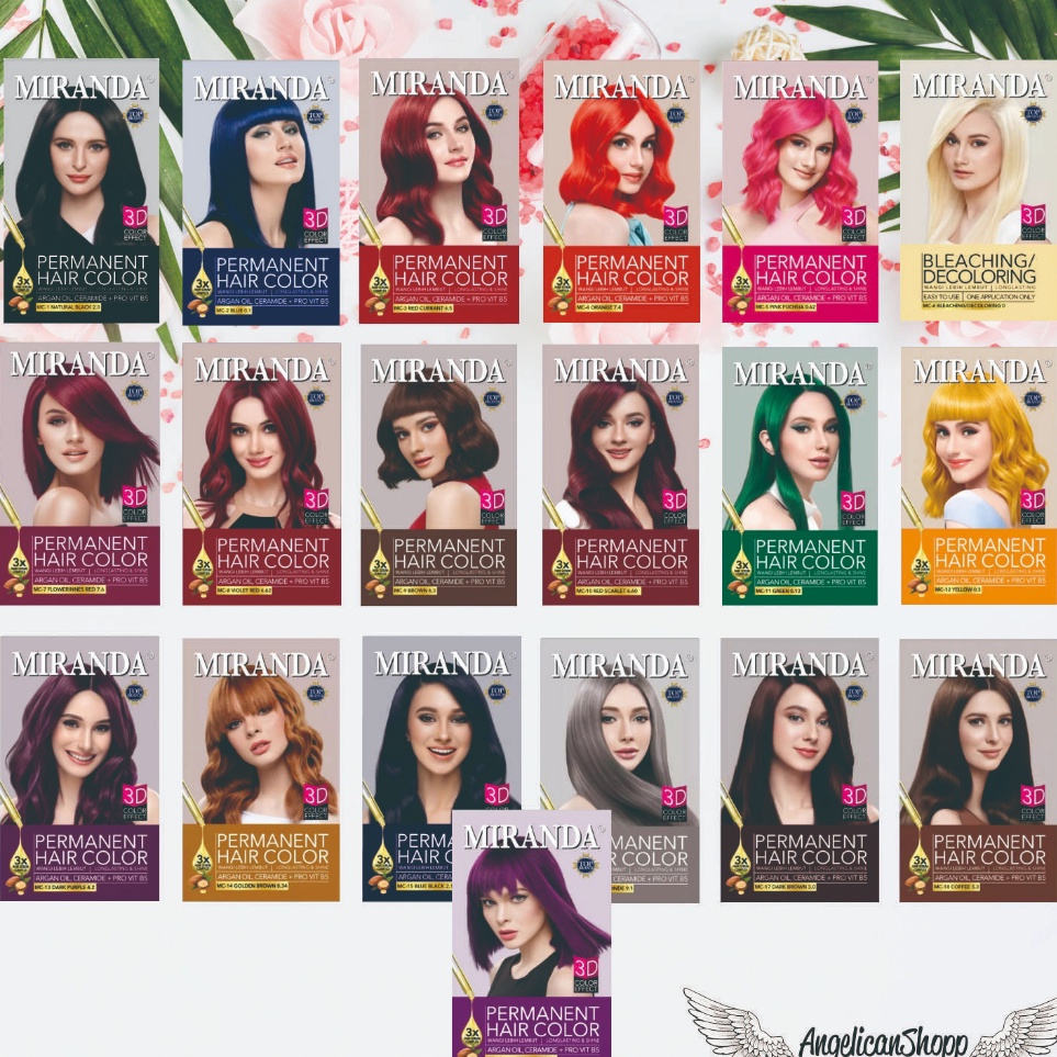 Miranda Hair Color / Miranda Pewarna Rambut / Miranda Pewarna Rambut Permanen / Miranda Pewarna Ramb