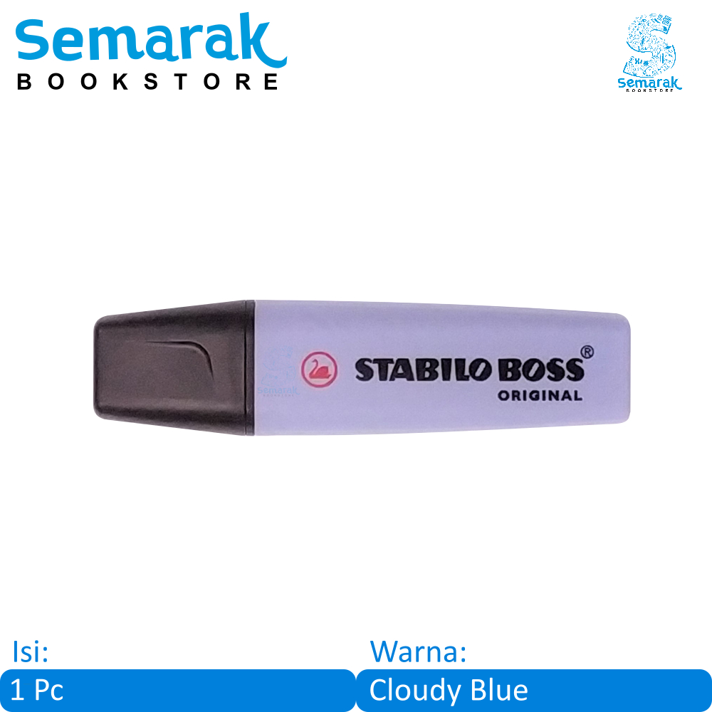 

Stabilo BOSS Pastel Highlighter - Cloudy Blue[1 Pc]