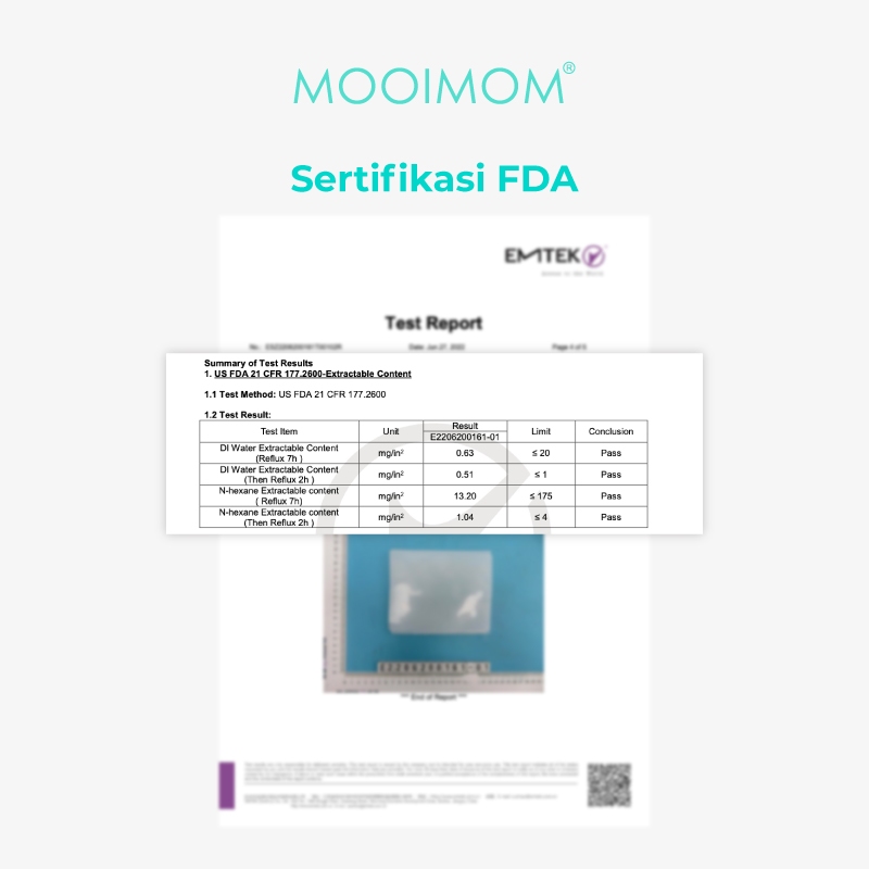MOOIMOM Premium Silicone Breast Pump Package - Penampung ASI Silikon Premium