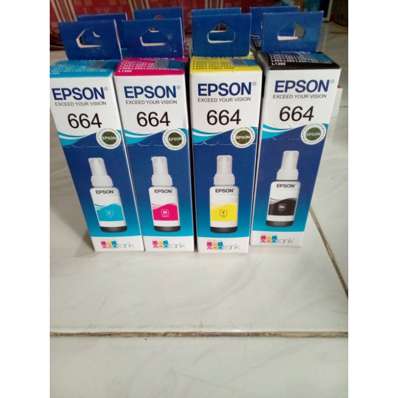 tinta Epson 664 satu set