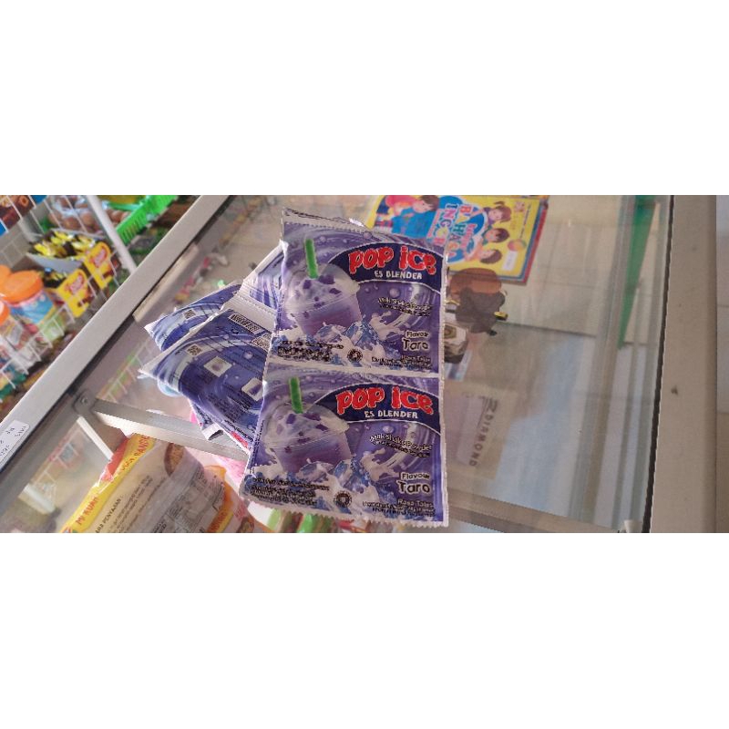 

POP ICE RENCENG ES BLENDER FLAVOUR TARO RASA TALAS