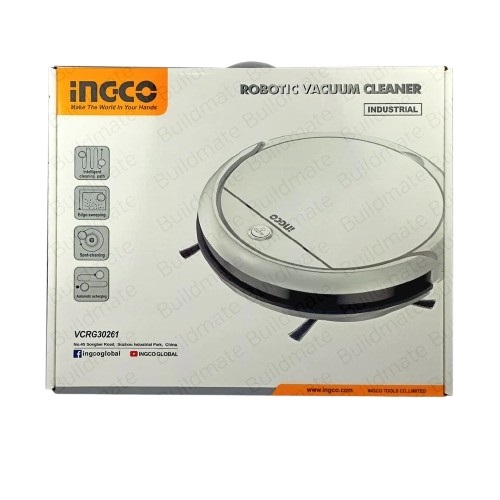 INGCO VCRG30261 ROBOT VACUUM MODEL GYROSCOPE VACUM CLEANER DEBU