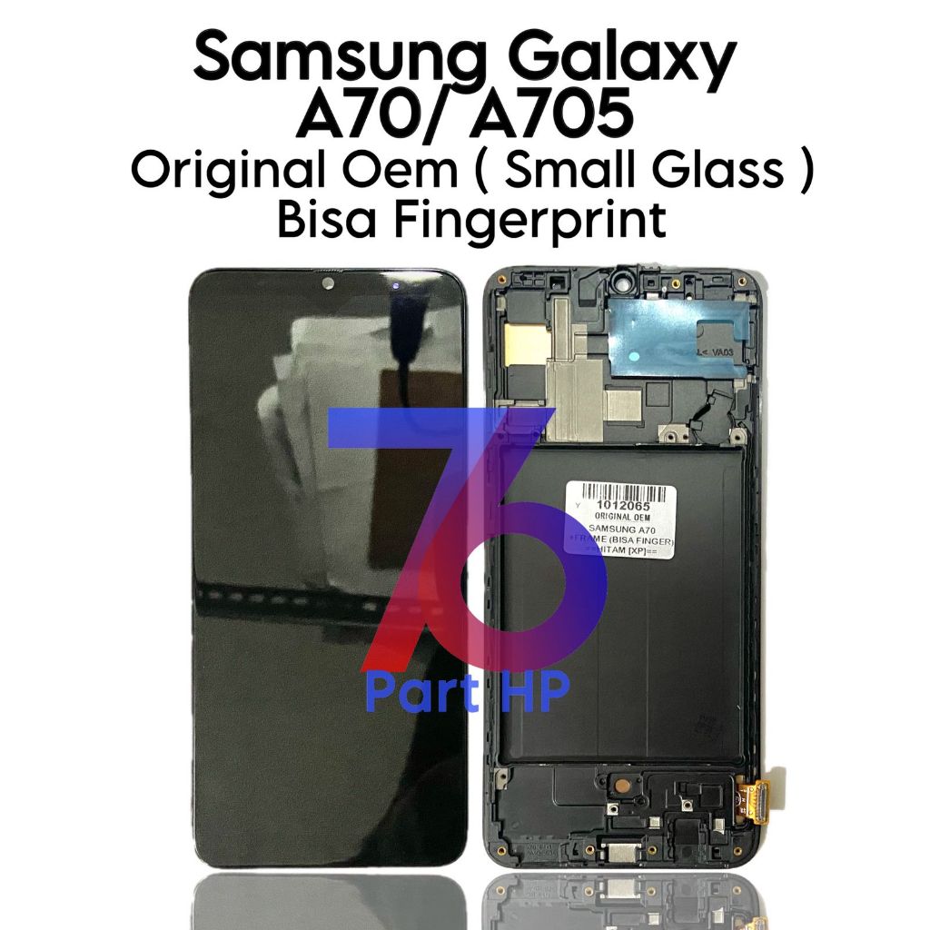ORIGINAL OEM SMALL GLASS - LCD Touchscreen Fullset + Frame Samsung Galaxy A70 / A705 / SM-A705F / SM