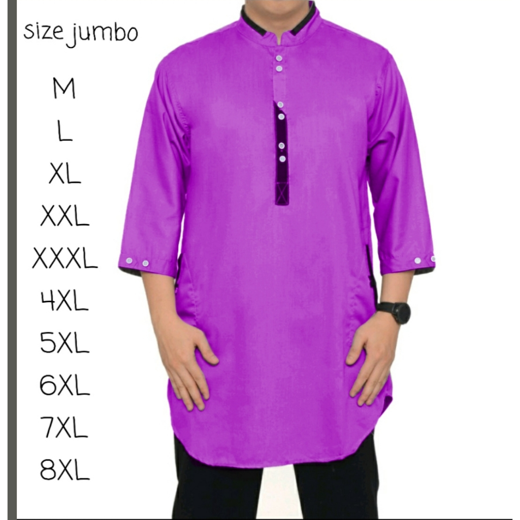 BAJU KOKO LENGAN 3/4 UKURAN LENGKAP DARI s-12xl MUAT BB 135KG#KOKO BESAR#KOKO MURAH#KOKO PRIA DEWASA