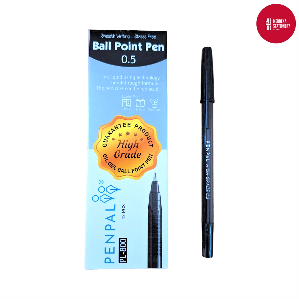 

(ISI 12)Pulpen/Bolpen/Ballpoint/Ballpen PENPAL 0.5 mm Murah Mirip AE7