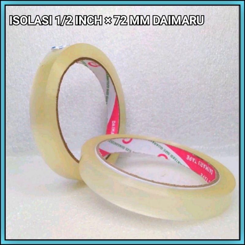 

1 Pcs Isolasi Daimaru 1/2 Inch 12 Mm × 72 Yard