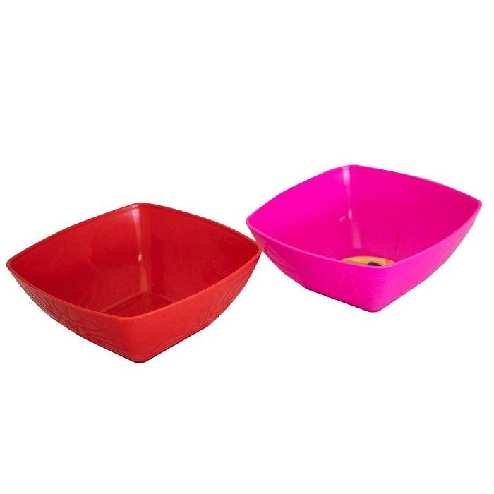 (1 Lusin) Mangkok Plastik Segi Nagoya MULTIPLAST / Mangkok Mie / Mangkok Bakso Plastik Multiplast