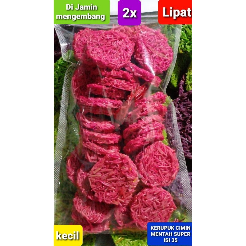 

KERUPUK CIMIN MENTAH SUPER [KECIL]