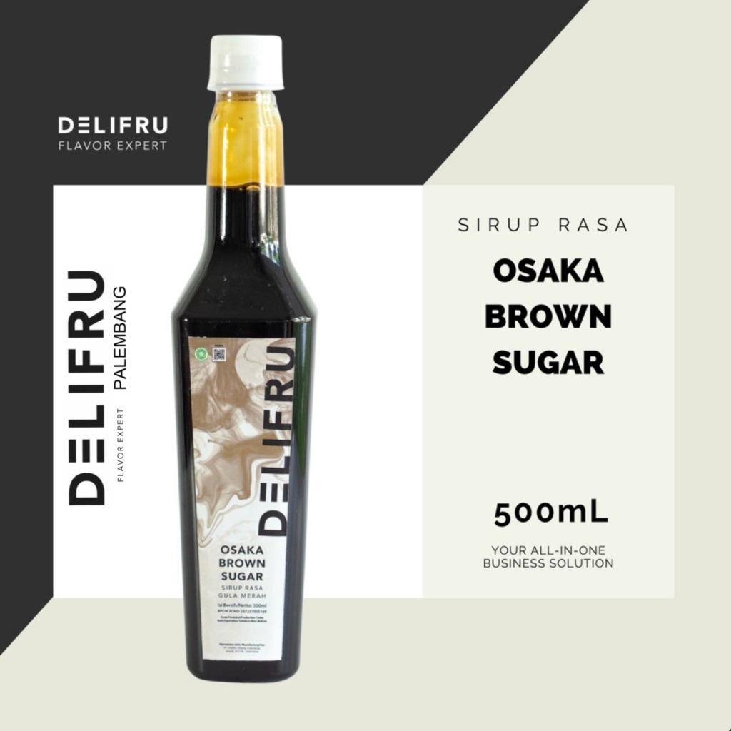 

Delifru Syrup Osaka Brown Sugar - Sirup Gula Merah 500 ml