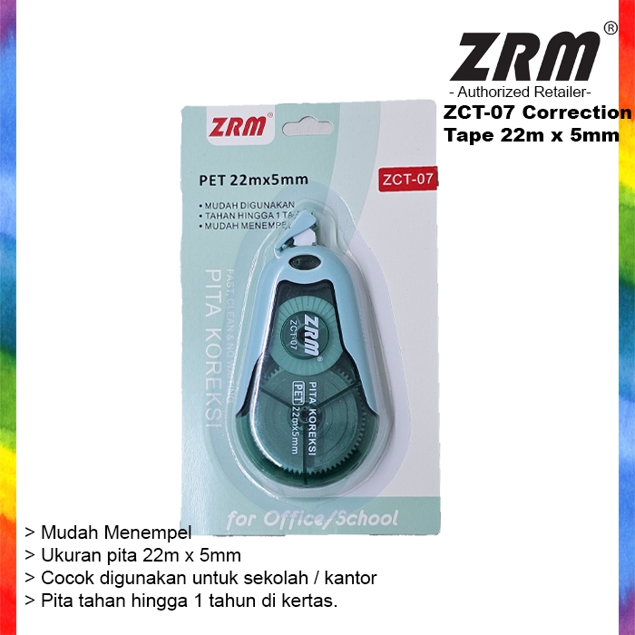 

Tip-ex Pita / Correction Tape 22m ZRM ZCT-07