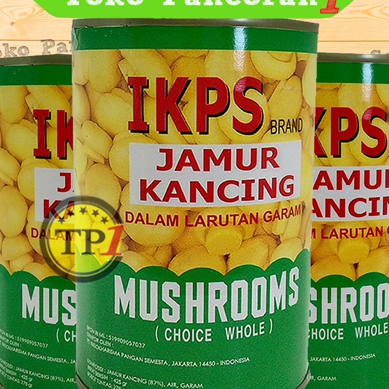 

TIPE RKS848 Jamur Kancing Kaleng IKPS 425 Gram Whole Mushroom Dalam Kaleng