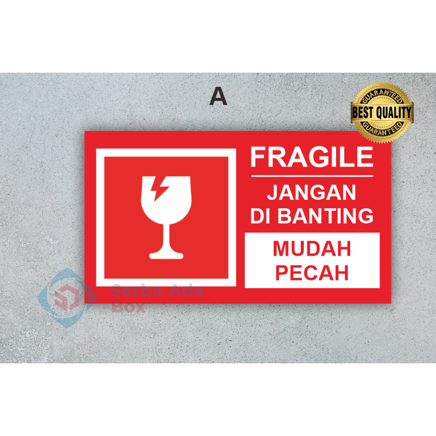

STICKER FRAGILE 10,5 cm dan 15 cm dan STICKER UNBOXING 11 x 7.3 cm