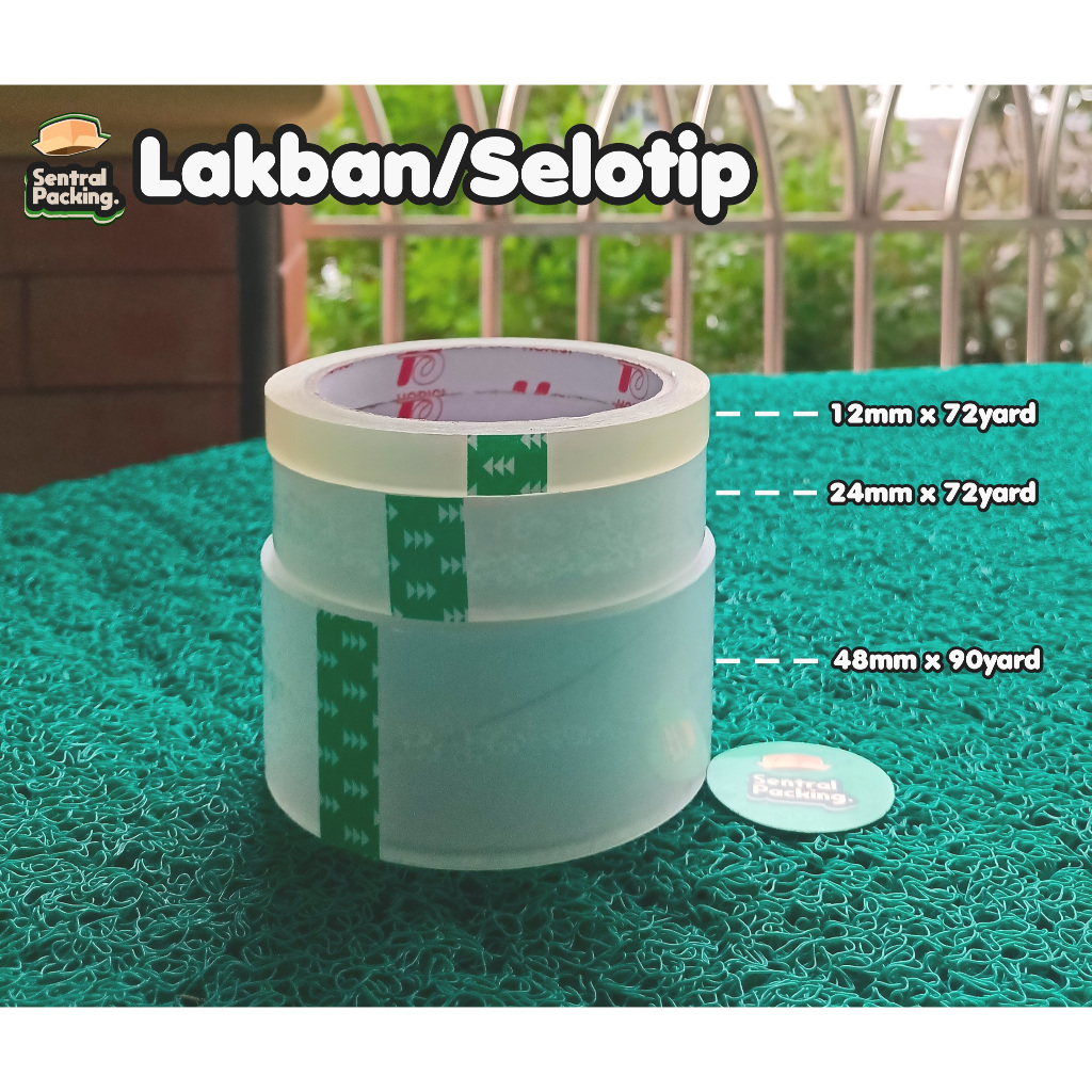 

Lakban Bening Horici 12mm / 24mm / 48mm