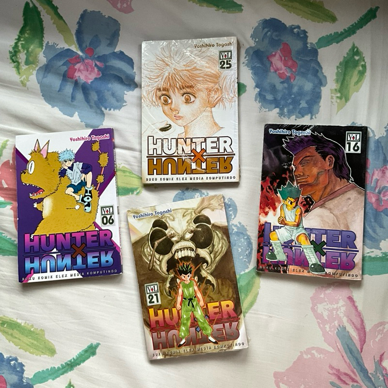 Komik Hunter X Hunter Vol. 06, 16, 21, 25 | Preloved & Sealed