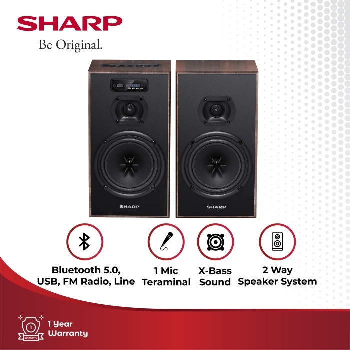 SHARP SPEAKER AKTIF CBOX-B655UBO BLUETOOTH/USB