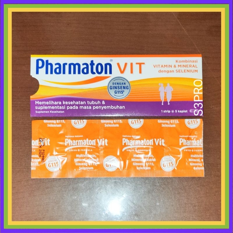 Pharmaton VIT Formula Multi Vitamin Ginseng 1 strip (5 kaplet)