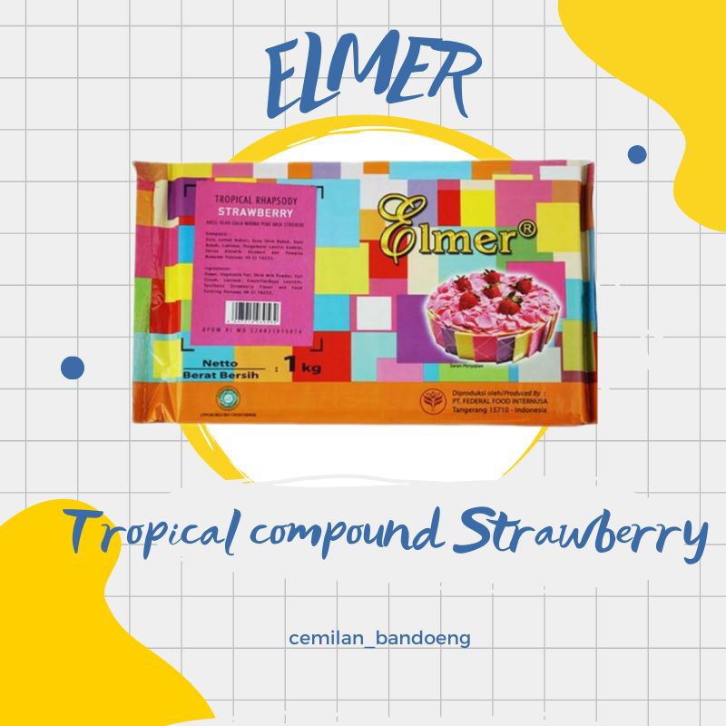 

COMPOUND ELMER TROPICAL STRAWBERRY 1 KG